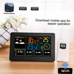 Dr. Phone-DrPhone WeatherTime – Digitale Wifi Weerstation – Met Mobiele App – Indoor & Outdoor Temperatuur – Barometer€ 89,95€ 74,34Home
