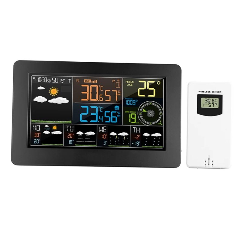 Dr. Phone-DrPhone WeatherTime – Digitale Wifi Weerstation – Met Mobiele App – Indoor & Outdoor Temperatuur – Barometer€ 89,95€ 74,34Home