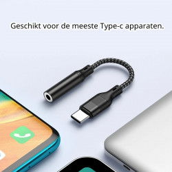 Dr. Phone-DrPhone SoundLink2 - USB-C naar 3.5mm Jack Adapter | DAC Chip HiFi Audio | Hoofdtelefoon Versterker | Voor Samsung/Android€ 14,95€ 12,36DrPhoneAudio kabel