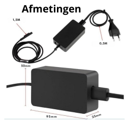 Dr. Phone-DrPhone PWR2 - 15V 4A 65W Charge AC adapter Oplader Voeding - Geschikt voor Surface apparaten Mat Zwart€ 49,95€ 41,28DrPhoneLaders8720118382998