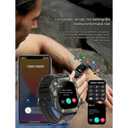 Dr. Phone-DrPhone ChronoWatchX2 – Robuuste Smartwatch | 2.0" HD | Bluetooth Bellen | Hoogtemeter | IP67 | 100+ Sportmodi€ 69,95€ 57,81DrPhoneSmartwatch