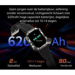 Dr. Phone-DrPhone ChronoWatchX2 – Robuuste Smartwatch | 2.0" HD | Bluetooth Bellen | Hoogtemeter | IP67 | 100+ Sportmodi€ 69,95€ 57,81DrPhoneSmartwatch