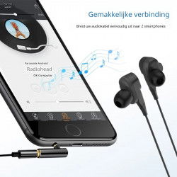 Dr. Phone-DrPhone AngleFlex 90 – 3.5mm Haakse Audio Adapter Verlengkabel 4-Pins AUX Jack Vrouw naar Man – Headset Converter€ 9,95€ 8,22DrPhoneAdapter/Converter