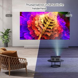 Dr. Phone-Elementkey BeamBurst – Beamer Projector – Full HD LED Projector – 700 ANSI Lumen – Home Theater - 40 Tot 250 Inch€ 379,95€ 314,01Beamer