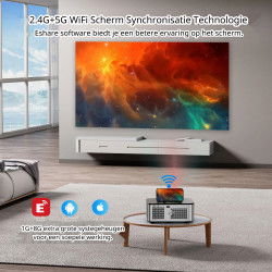 Dr. Phone-Elementkey BeamBurst – Beamer Projector – Full HD LED Projector – 700 ANSI Lumen – Home Theater - 40 Tot 250 Inch€ 379,95€ 314,01Beamer