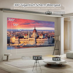 Dr. Phone-Elementkey BeamBurst – Beamer Projector – Full HD LED Projector – 700 ANSI Lumen – Home Theater - 40 Tot 250 Inch€ 379,95€ 314,01Beamer
