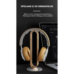 Dr. Phone-DrPhone Luxe Bamboe Headset Beugel – Koptelefoon Standaard met Hout Design – U Vorm - Zilver Base€ 27,95€ 23,10Koptelefoon Standaard8720118919484