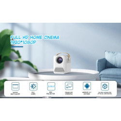 Dr. Phone-Elementkey BEAM® LITE + Muis – WiFi Full HD Projector - 1080P Cinema – Android Beamer – 3300 Lumen - Airplay / DLNA - Zwart€ 179,95€ 148,72DrPhoneBeamer8720118662366