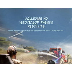 Dr. Phone-Elementkey BEAM® LITE + Muis – WiFi Full HD Projector - 1080P Cinema – Android Beamer – 3300 Lumen - Airplay / DLNA - Zwart€ 179,95€ 148,72DrPhoneBeamer8720118662366
