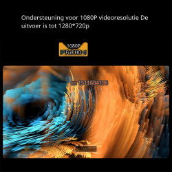 Dr. Phone-Elementkey Luminary - Draagbare Mini Projector – TFT LCD Beamer – 36 Tot 150 Inch - 150 ANSI Lumen – 1280x720P Full HD€ 149,95€ 123,93Beamer