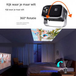 Dr. Phone-Elementkey Luminary - Draagbare Mini Projector – TFT LCD Beamer – 36 Tot 150 Inch - 150 ANSI Lumen – 1280x720P Full HD€ 149,95€ 123,93Beamer