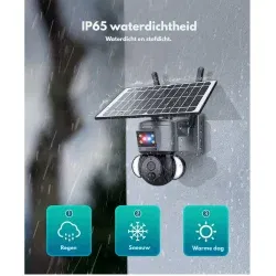 Dr. Phone-DrPhone SolarGuard – 2.4Ghz Solar Camera – 3MP Camera – Zonnepaneel Camera - Pan / Tilt - Zonne Energie – 2 Weg Audio - Zwart€ 219,95€ 181,78IP Camera
