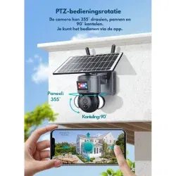 Dr. Phone-DrPhone SolarGuard – 2.4Ghz Solar Camera – 3MP Camera – Zonnepaneel Camera - Pan / Tilt - Zonne Energie – 2 Weg Audio - Zwart€ 219,95€ 181,78IP Camera