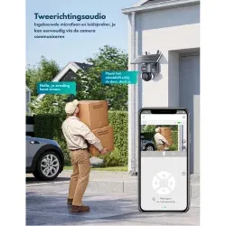 Dr. Phone-DrPhone SolarGuard – 2.4Ghz Solar Camera – 3MP Camera – Zonnepaneel Camera - Pan / Tilt - Zonne Energie – 2 Weg Audio - Zwart€ 219,95€ 181,78IP Camera