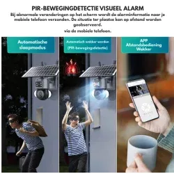 Dr. Phone-DrPhone SolarGuard – 2.4Ghz Solar Camera – 3MP Camera – Zonnepaneel Camera - Pan / Tilt - Zonne Energie – 2 Weg Audio - Zwart€ 219,95€ 181,78IP Camera