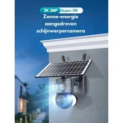 Dr. Phone-DrPhone SolarGuard – 2.4Ghz Solar Camera – 3MP Camera – Zonnepaneel Camera - Pan / Tilt - Zonne Energie – 2 Weg Audio - Zwart€ 219,95€ 181,78IP Camera