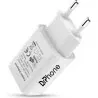 DrPhone LS5 - Gecertificeerde Universele USB Lader - 5W Lader - wandlader - 5V/1A - Thuislader - Adapter - Wit