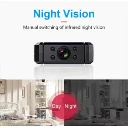 Dr. Phone-DrPhone SnapSpot - Mini Wifi Digitale Camera – Infrarood Nachtzicht – 180° Draaibaar – Bewegingsdetectie – Mobiele App - Zwart€ 59,95€ 49,55Camera 