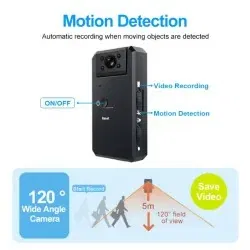 Dr. Phone-DrPhone SnapSpot - Mini Wifi Digitale Camera – Infrarood Nachtzicht – 180° Draaibaar – Bewegingsdetectie – Mobiele App - Zwart€ 59,95€ 49,55Camera 