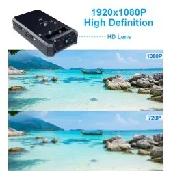 Dr. Phone-DrPhone SnapSpot - Mini Wifi Digitale Camera – Infrarood Nachtzicht – 180° Draaibaar – Bewegingsdetectie – Mobiele App - Zwart€ 59,95€ 49,55Camera 