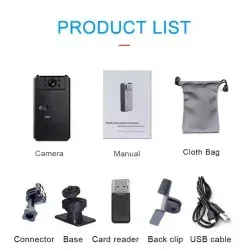Dr. Phone-DrPhone SnapSpot - Mini Wifi Digitale Camera – Infrarood Nachtzicht – 180° Draaibaar – Bewegingsdetectie – Mobiele App - Zwart€ 59,95€ 49,55Camera 