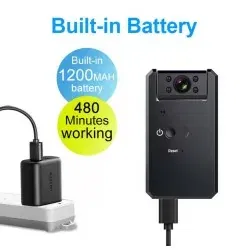 Dr. Phone-DrPhone SnapSpot - Mini Wifi Digitale Camera – Infrarood Nachtzicht – 180° Draaibaar – Bewegingsdetectie – Mobiele App - Zwart€ 59,95€ 49,55Camera 