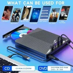 Dr. Phone-DrPhone FusionDrive 7-in-1 – Externe DVD-Speler en Brander in Één Compact Design - USB 3.0/ SD-kaartlezer/ SD-kaartslot€ 39,95€ 33,02DVD/RW Spelers