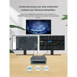 ELEMENTKEY AIR4 Mini COMPUTER – i7-1355U – 5 GHz 10 Core TURBO – DDR5 32GB RAM + 2000GB NVME SSD - WINDOWS 11 PRO PC