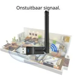 Dr. Phone-DrPhone AirWiFi - USB WiFi Adapter 150Mbps 2.4GHz voor PC & TV Box€ 17,95€ 14,83Wifi Adapter