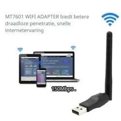 Dr. Phone-DrPhone AirWiFi - USB WiFi Adapter 150Mbps 2.4GHz voor PC & TV Box€ 17,95€ 14,83Wifi Adapter