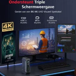 Dr. Phone-Elementkey OblivionX – Compacte Game & Design PC – Intel Core Ultra 7 165H – 32GB DDR5 – 2TB NVMe SSD – 16 Cores – 5.0GHz -Win11€ 1.199,95€ 991,69ElementkeyMini Computer