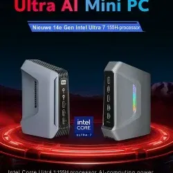Dr. Phone-Elementkey OblivionX – Compacte Game & Design PC – Intel Core Ultra 7 165H – 32GB DDR5 – 2TB NVMe SSD – 16 Cores – 5.0GHz -Win11€ 1.199,95€ 991,69ElementkeyMini Computer