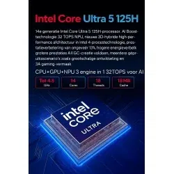 Dr. Phone-Elementkey OblivionX – Compacte Game & Design PC – Intel Core Ultra 5 125H – 16GB DDR5 – 1TB NVMe SSD – 14 Cores – 4.5GHz -Win11€ 899,95€ 743,76ElementkeyMini Computer