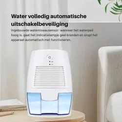 Dr. Phone-DrPhone EcoFresh – Draagbare Luchtontvochtiger – Verwijderbare Watertank – Vochtabsorber – Luchtdroger€ 44,95€ 37,15Luchtbevochtigers (Humidifier)