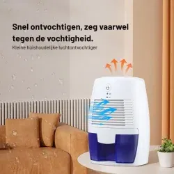 Dr. Phone-DrPhone EcoFresh – Draagbare Luchtontvochtiger – Verwijderbare Watertank – Vochtabsorber – Luchtdroger€ 44,95€ 37,15Luchtbevochtigers (Humidifier)
