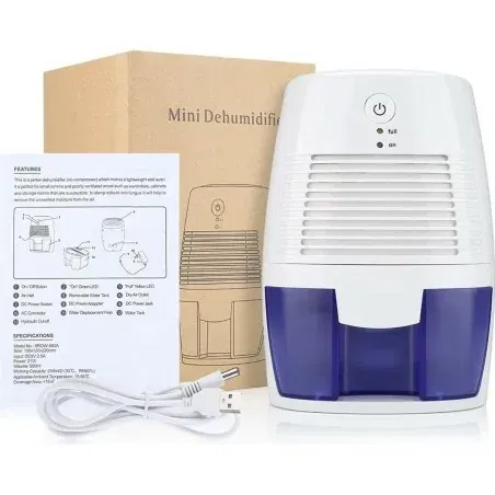 Dr. Phone-DrPhone EcoFresh – Draagbare Luchtontvochtiger – Verwijderbare Watertank – Vochtabsorber – Luchtdroger€ 44,95€ 37,15Luchtbevochtigers (Humidifier)