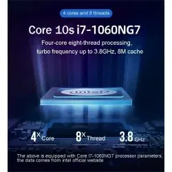 Dr. Phone-lementkey IONX Mini – Mini PC - Desktop Computer - i7-1060NG7 – 3.8 GHz Turbo - 16GB RAM Samsung 512GB SSD - Windows 11 PRO€ 599,95€ 495,83Home