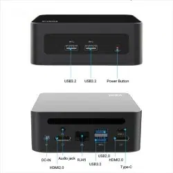 Dr. Phone-Elementkey AIR5 - Mini PC - Desktop Computer - i5-12450H – 4.4 Turbo Frequentie - 16GB RAM Samsung 1TB SSD - Windows 11 PRO€ 749,95€ 619,79Computer