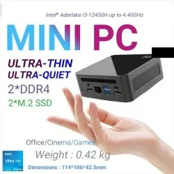 Dr. Phone-Elementkey AIR5 - Mini PC - Desktop Computer - i5-12450H – 4.4 Turbo Frequentie - 16GB RAM Samsung 1TB SSD - Windows 11 PRO€ 749,95€ 619,79Computer