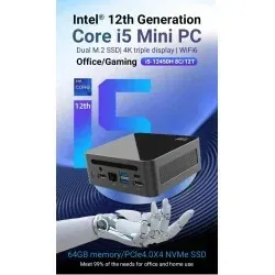 Dr. Phone-Elementkey AIR5 - Mini PC - Desktop Computer - i5-12450H – 4.4 Turbo Frequentie - 16GB RAM Samsung 1TB SSD - Windows 11 PRO€ 749,95€ 619,79Computer