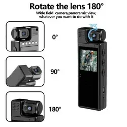 Dr. Phone-DrPhone ActionCore – Draagbare Full HD Action Camera met Infrarood Nachtzicht - Bewegingsdetectie - 180° Draaibare Lens€ 44,95€ 37,15Actioncam