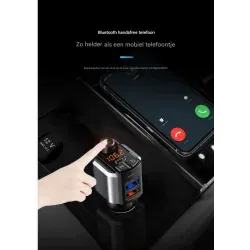 Dr. Phone-DrPhone BC29 – Bluetooth 5.0 FM-Transmitter - Handsfree Bellen - USB-C PD & USB Q.C3.0 - Geavanceerde Ingebouwde Beveiliging€ 24,95€ 20,62FM-transmitter / Carkit