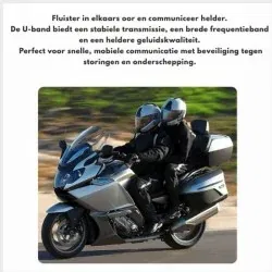 Dr. Phone-DrPhone X1 - Bluetooth 5.3 Motorhelm Headset - Intercom – Circa 100m Bereik - Handsfree Communicatie – Waterdicht€ 39,95€ 33,02Home