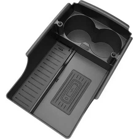 Dr. Phone-DrPhone ChargeCrate – 1OW Draadloze Oplader En Middenconsole Opbergdoos Geschikt Voor Tesla Model X/S – Dubbele Bekerhouder€ 149,95€ 123,93Carkit