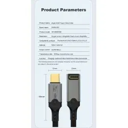 Dr. Phone-DrPhone NRG – Thunderbolt 5 Datakabel Kabel - 80Gbps -240W Power Delivery - 16K Display Ondersteuning – 0.5 meter - Zwart€ 34,95€ 28,88Kabel & Lader