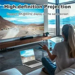 Dr. Phone-DrPhone NRG2 – Thunderbolt 5 Datakabel Kabel - 80Gbps -240W Power Delivery - 16K Display Ondersteuning – 1 Meter - Zwart€ 34,95€ 28,88Kabel & Lader