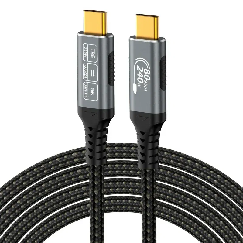 Dr. Phone-DrPhone NRG3 - Thunderbolt 5 Type-C Kabel – 80Gbps Supersnelle Dataoverdracht - 240W PD Opladen - 16K Ultra HD Video€ 29,95€ 24,75Kabel & Lader