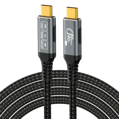 Dr. Phone-DrPhone NRG3 - Thunderbolt 5 Type-C Kabel – 80Gbps Supersnelle Dataoverdracht - 240W PD Opladen - 16K Ultra HD Video - 1.5 Meter€ 34,95€ 28,88Kabel & Lader