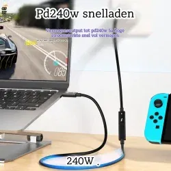 Dr. Phone-DrPhone NRG4 - Thunderbolt 5 Extensiekabel – 240W PD - 80Gbps Datasnelheid 8K@60Hz Video - USB-C Male Naar Female - 0.8 Meter€ 24,95€ 20,62Kabel & Lader