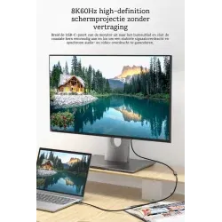 Dr. Phone-DrPhone NRG4 - Thunderbolt 5 Extensiekabel – 240W PD - 80Gbps Datasnelheid 8K@60Hz Video - USB-C Male Naar Female - 0.8 Meter€ 24,95€ 20,62Kabel & Lader